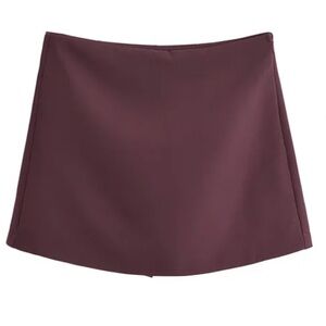 Zara maroon skort